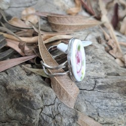 Anillo Ovalado con Rosas