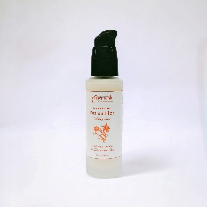 Crema facial calmante Paz en Flor