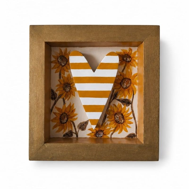 Cuadro "Resplandor de girasoles"