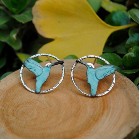 Aros picaflor volando patina