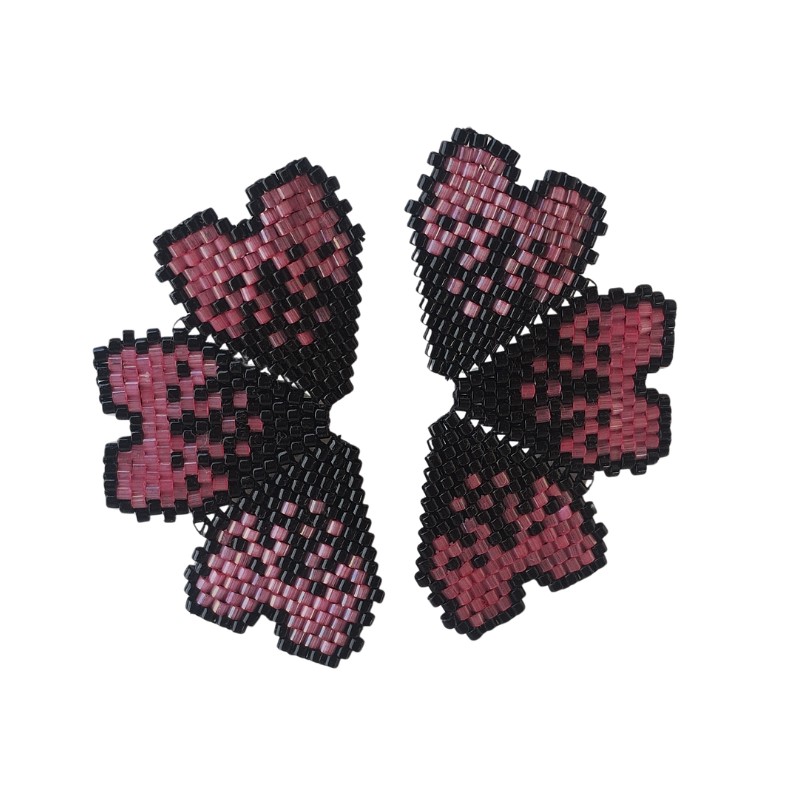 Aros pétalo corazón