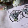 Aros de origami mariposa plata anillo