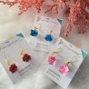 Aros de origami flor pequeña 3