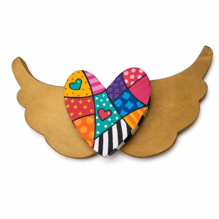 Corazón Alado en madera