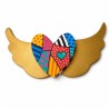 Corazón Alado en madera
