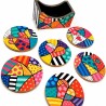 Set de posavasos en madera