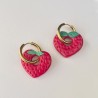 Aro Huggie Charm Frutilla