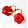 ARO HUGGIES MAXI FLOR  ROJA