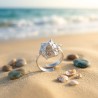 Anillo Plata Caracol Silvestre