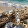 Aros Plata Caracola De Mar