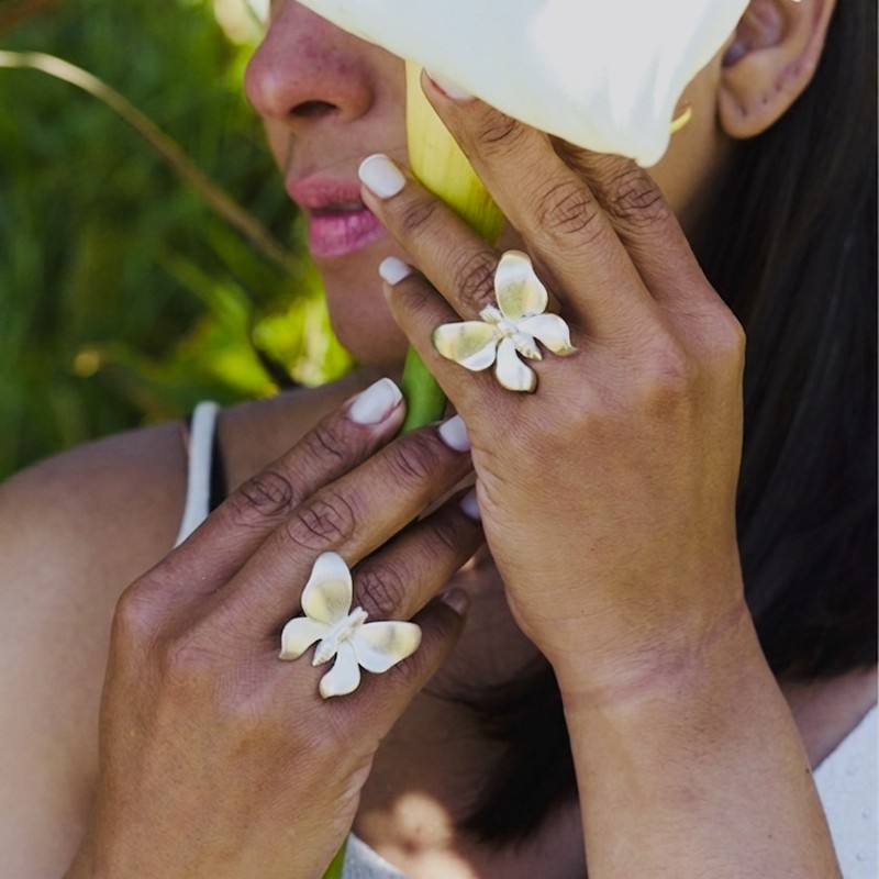 Anillo plata mariposa sin calar