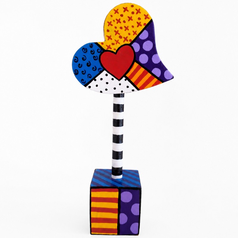 Corazón mini pedestal