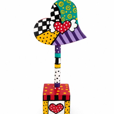 Corazón mini pedestal
