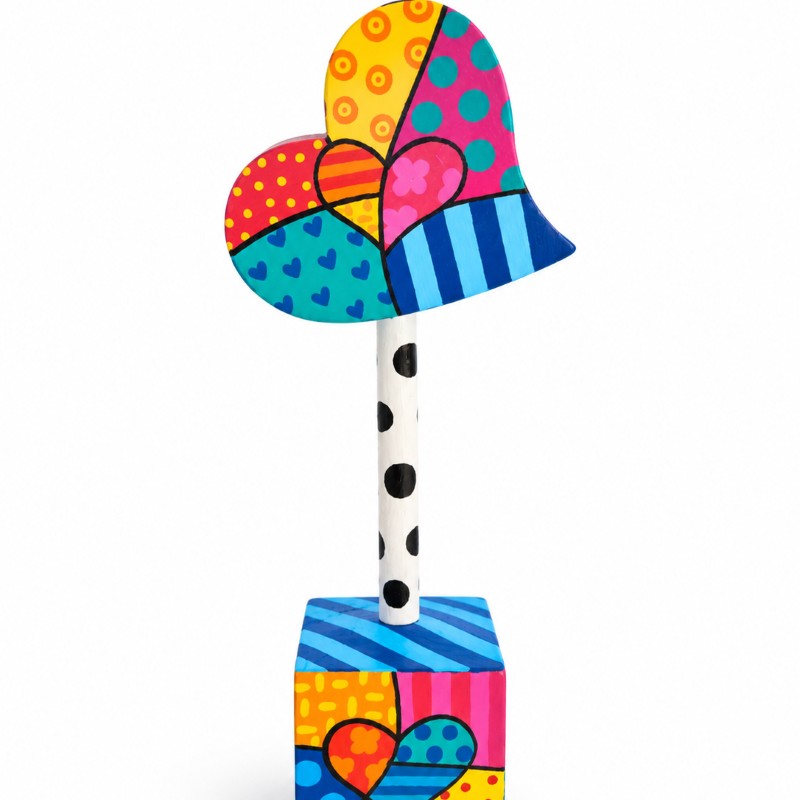 Mini pedestal corazón