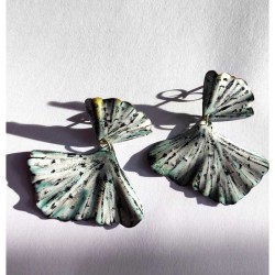 Aros Gingko Bailarinas Turquesas