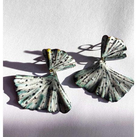 Aros Gingko Bailarinas Turquesas