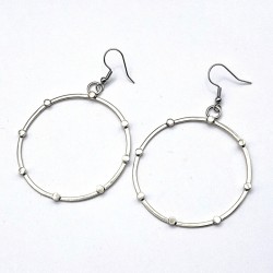 Aros étnicos círculos tachas Alpaca