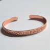 Pulsera esclava hojas Cobre
