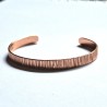 Pulsera esclava líneas 2 Cobre