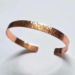 Pulsera esclava lineas 1 Cobre