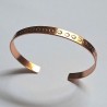 Pulsera esclava círculos Cobre