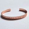 Pulsera esclava círculos Cobre