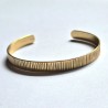 Pulsera esclava líneas Bronce