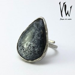 Anillo Plata Piedras Del...