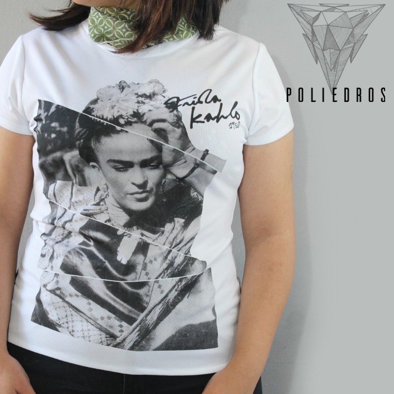 Polera mujer Frida Blanca