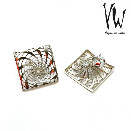 Aros Plata Espiral