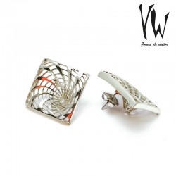 Aros Plata Espiral
