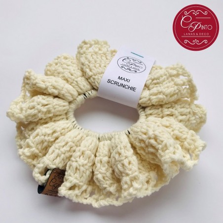 Maxi Scrunchie Blanco