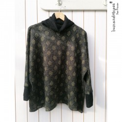 Chaleco Poncho Raffaela Lunares