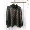 Chaleco Poncho Raffaela Lunares