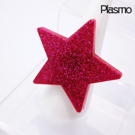 Anillo Estrella Fucsia