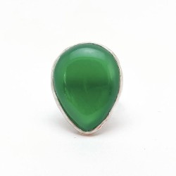 Anillo piedras del universo, onix verde