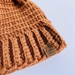 Gorro liso terracota