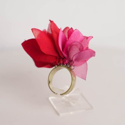 Anillo Carla fucsia