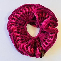 Maxi Scrunchie Uva Fucsia