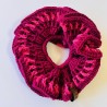 Maxi Scrunchie Uva Fucsia