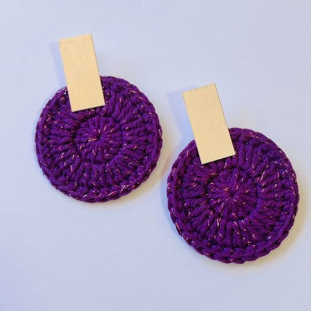 Aros Circulo Morado