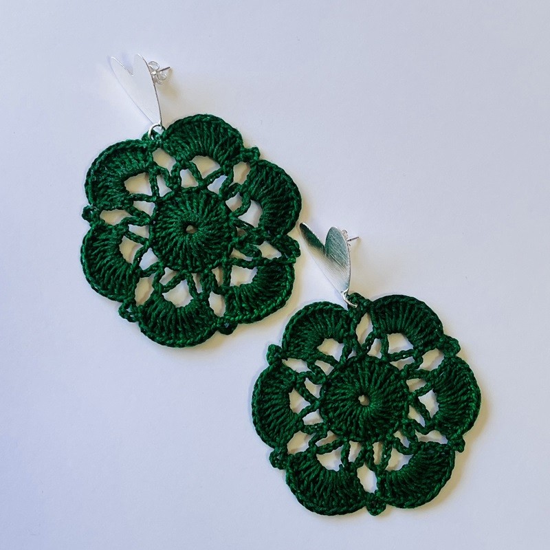 Aros Flor verde