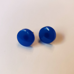 Aro mini botón azul